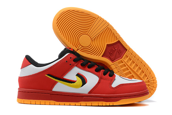 Men's Dunk Low SB Red/White Shoes 0201
